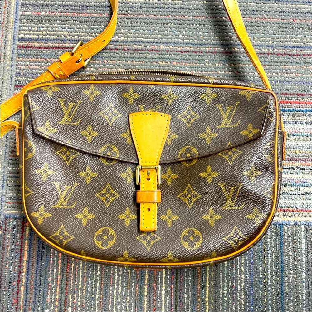 Louis Vuitton Brown and Yellow Crossbody Bag